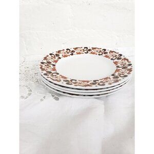 Alfred Meakin Set of 4 Side Plates Glo White Ironstone